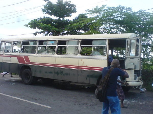 attack on bus