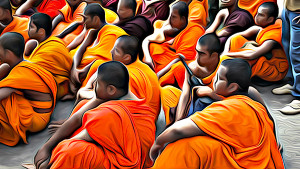 protesting_student_monks